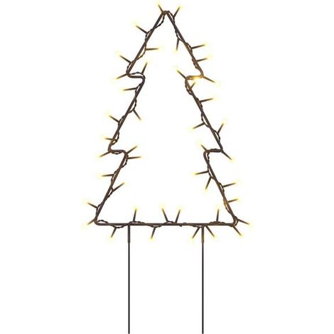 Guirlande lumineuse pour sapin de Noël, 3 poteaux, 50 LED, 30 cm (1/5)