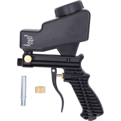 Kit de sablage par pistolet et pulvérisation pour le nettoyage et la pulvérisation en noir