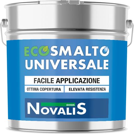 Smalto ecologico Oikos Ecosmalto Universale satinato lt. 2,25 CC Special (1/5)