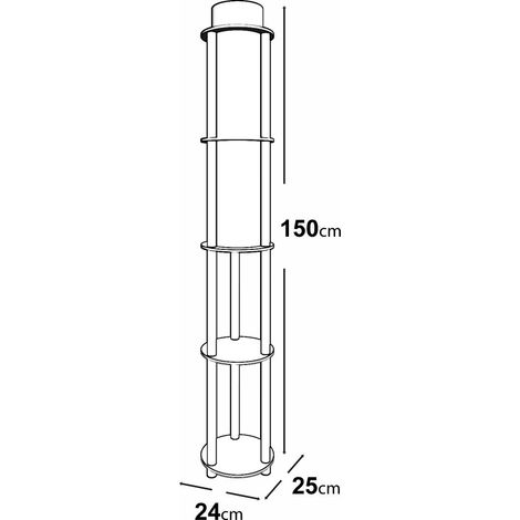 Lampada da terra, lampada da terra, illuminazione per soggiorno Lamp Noce (1/5)