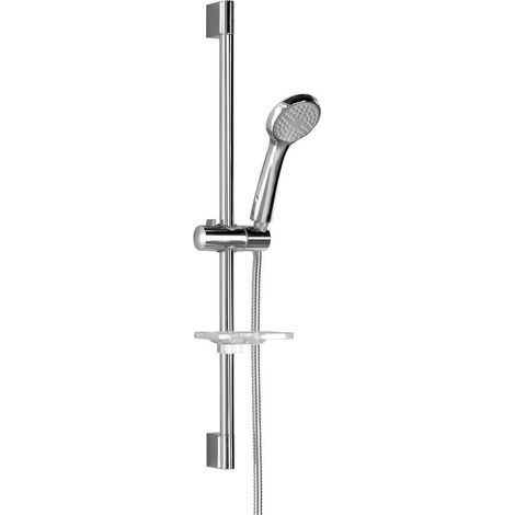 Bruckner - Jeu de douchette, support, tige et flexible, chromé 621.200.1 (1/5)