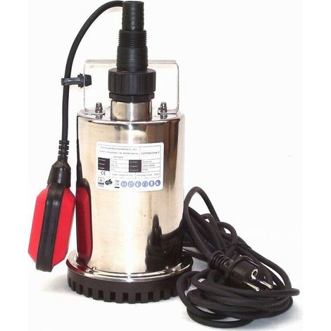 Edelstahl Flachsaugerpumpe Tauchpumpe 550W Schmutzwasserpumpe 44327 Wasser Pumpe (1/5)