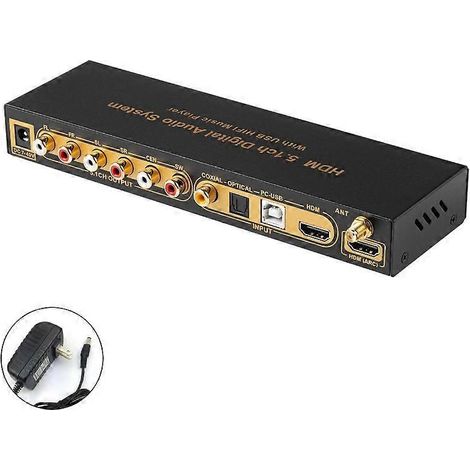 Hohe Klangqualität mit UD851B 5.1-Decodern, USB-Player, Speicher – US-Stecker (1/4)