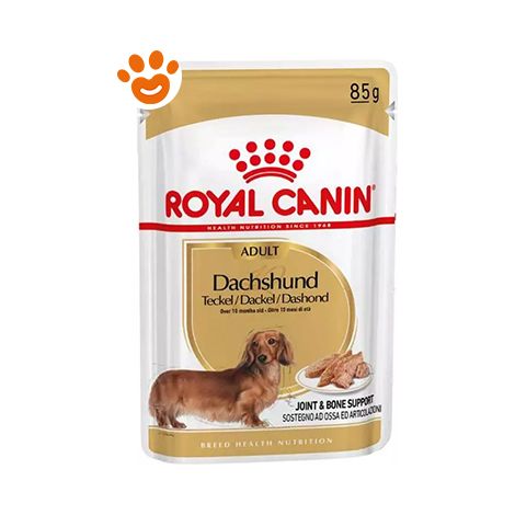 Royal Canin Dog Adult Dachshund (Bassotto) - Royal Canin Dog Adult Dachshund (Bassotto) - Bustina Da 85 Gr