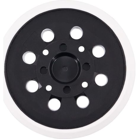 Plateau de ponçage 125 mm – Compatible Bosch PEX 300/400 AE – Hook et Loop 8 trous – Finition uniforme à 12 000 tr/min