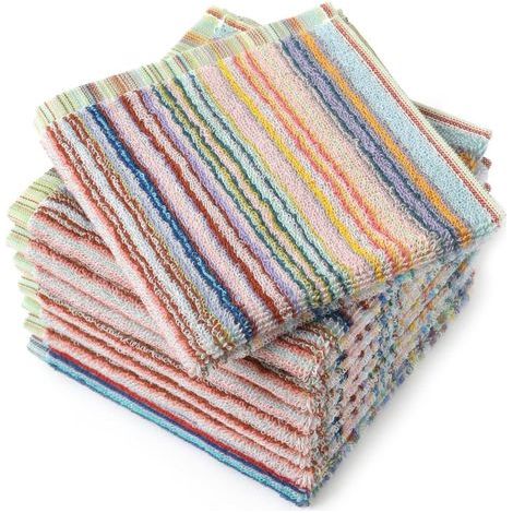 Küchenspültücher, super saugfähige Tücher, Reinigungstücher aus Baumwolle, 8er-Set, 30 x 30 cm (1/5)