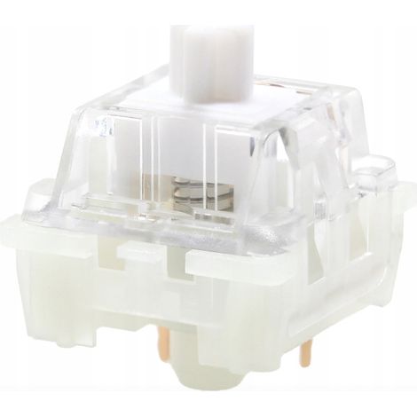 Interruttore KTT Kang White V3, 1 pezzo, per tastiera meccanica lubrificata