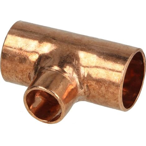 Raccord à braser cuivre té réduit 18 x 12 x 18 mm