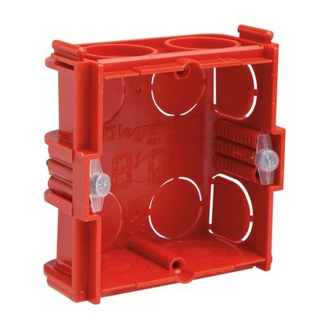 Legrand – Boîte d'encastrement mural 1 poste diamètre 30mm – Aluminium pour installation électrique – Fixation rapide – Compatible avec tous types de murs (1/5)