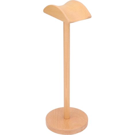 Wandmontierter, abnehmbarer Kopfhörerständer aus Buchenholz, Kopfhörerhalter aus Holz für den Schreibtisch, verstellbare Kopfhörerhalterung (1/5)