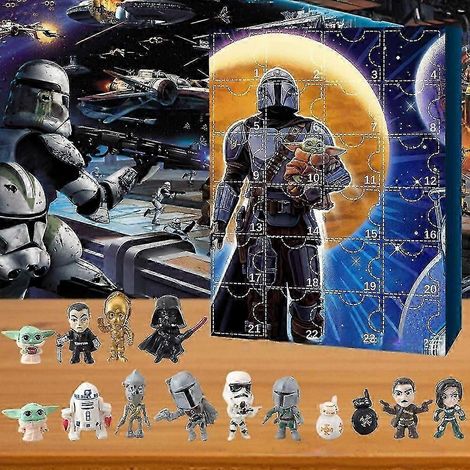 Calendrier de l'Avent 2025, compte à rebours de Noël, 24 jours, figurines Star Wars, cadeau idéal pour enfants et adultes