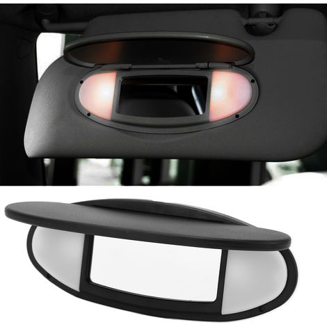 Pare-soleil avec miroir de courtoisie compatible avec Mini R55 R56 R60 (Référence d'origine : 51167361833) Noir (1/5)