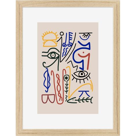 Image encadrée Déco 30x40 cm recyclable, visuel imprimé sans solvant - fabriqué en France (1/4)