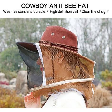 SURENHAP Chapeau de protection apiculteur Chapeau Protecteur d\'Apiculteur Anti-Piqûre d\'Abeille Protection Sûre à apiculture reine-Ywey (1/5)