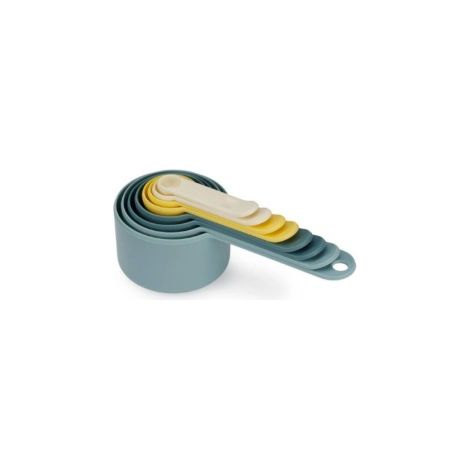 Set de 8 Duo-Messbecher de JosephJoseph Joseph  Stapelbares Design mit ineinander greifenden Griffen, metrische und imperiale Maße, spülmaschinenfest