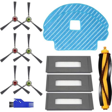 Kit de 16 Pièces de Rechange pour Aspirateur Ecovacs Deebot OZMO 930 Filtres, Balai à Franges et Plus (1/5)