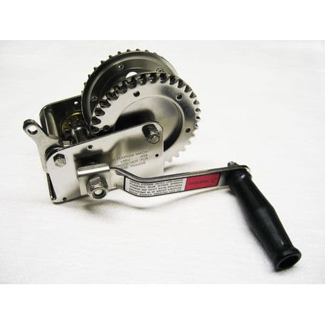 Stainless Steel Manual Hand Winch 2000LB (900KG ATV Car Boat Trailer Puller)