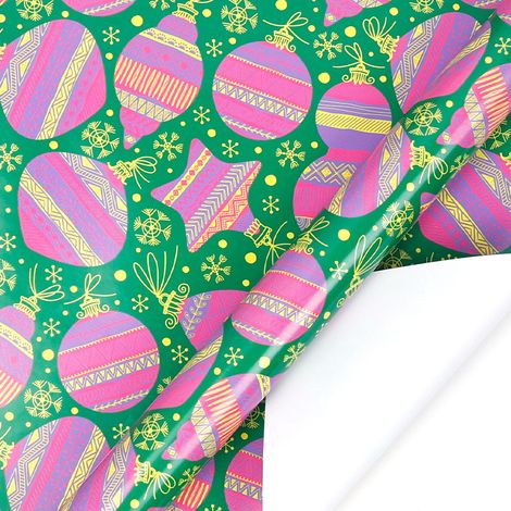 Papier cadeau de Noël grand format (43 cm de large x 10 m de long), joli rouleau de papier cadeau.