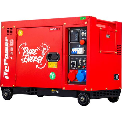 ITC POWER 8000D Diesel Stromaggregat FULL POWER 8KVA  400V/230V (1/5)