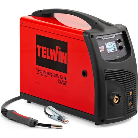 Inverter Multiprozess-Schweißgerät Technomig 215 Dual Synergic - 230V - TELWIN - 816232