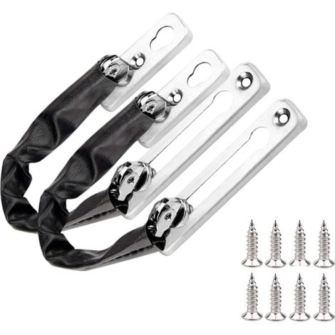 Set mit 2 Sicherheitstürketten, Türkette, Türschloss, Kette, ZQKLA-AquaForge