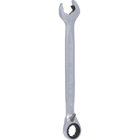Kstools – Clé mixte à cliquet 18mm – Système réversible – Tête inclinée 15° pour accès restreint – Acier chrome vanadium – Profil FlankTraction