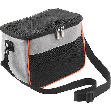 Sac de transport pour hamster, pochette respirante pour cage de transport avec vue transparente pour oiseaux - L (1/5)
