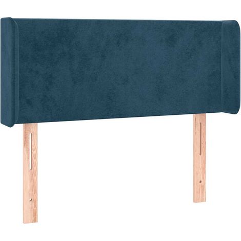 Maison Exclusive - Cabecero de terciopelo azul oscuro 93x16x78/88 (1/5)
