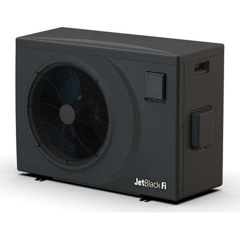 Pompe à chaleur piscine poolex jetblack full inverter wifi 7kw pour piscines jusqu'à 45 m³