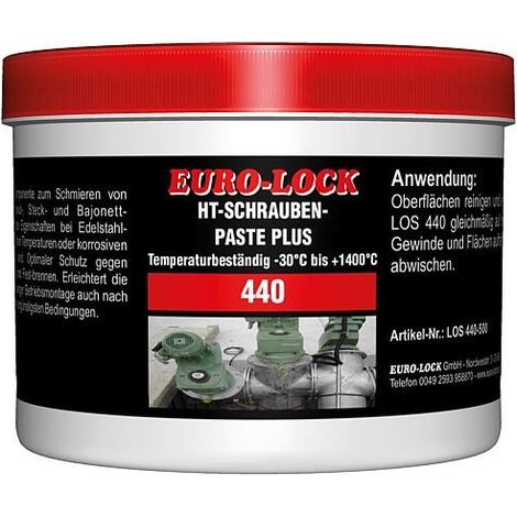 Pâte de vissage Plus HT EURO-LOCK LOS 440 boîte 500g