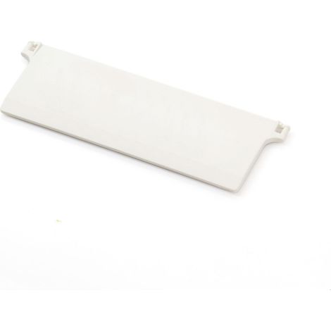 Beschwerungsplatte für Lamellenvorhänge 127 mm Lamellen - Weiss - x 10
