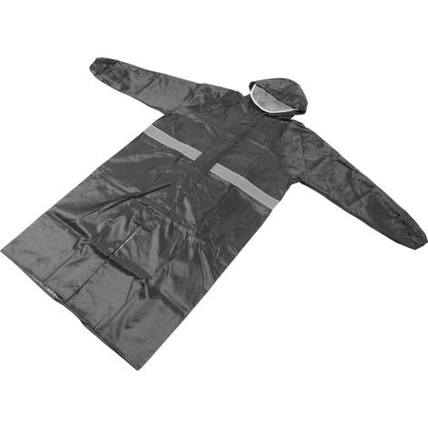 Poncho de pluie réfléchissant respirant pour le travail et la sécurité - Vêtement de protection imperméable (1/5)