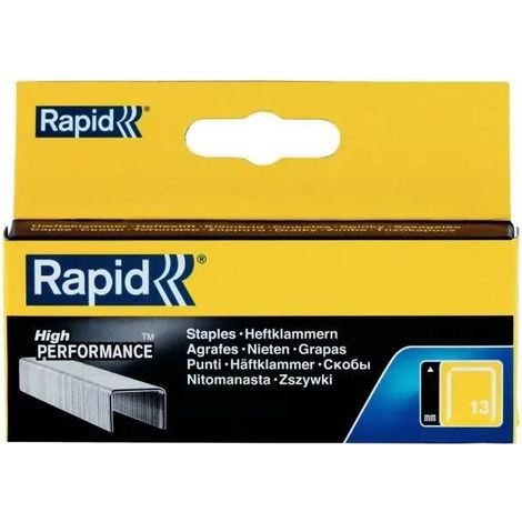Punti per graffatrice Rapid tipo 13 acciaio zincato 4 mm