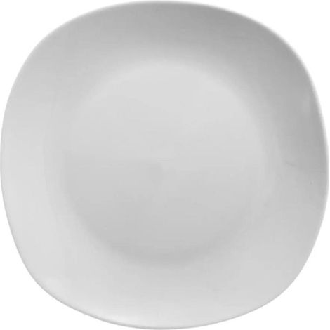 Lot de 6 Assiettes à Dessert "Plaza" 20cm Blanc (1/2)