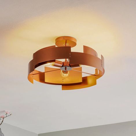 [NEUWERTIG] B-Ware Euluna Deckenleuchte Tori Deckenlampe Leuchte Beleuchtung Kupfer E27286