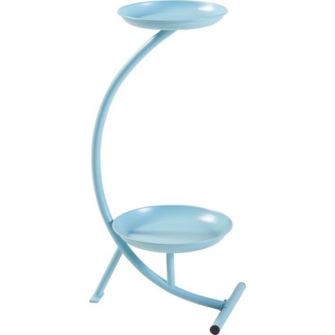 Portavasi da esterno 62 x 30 x 25 cm azzurro 030010305