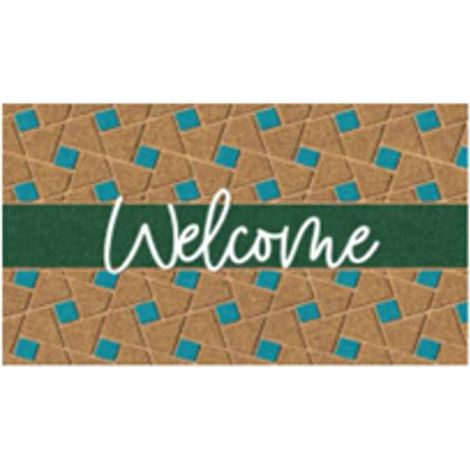 Zerbino Cocco/Pvc Welcome Green Cm 40X 70 Xtra 11705