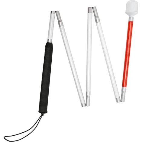 Canne télescopique réfléchissante pour aveugles et malvoyants – Canne Pliable (1/5)