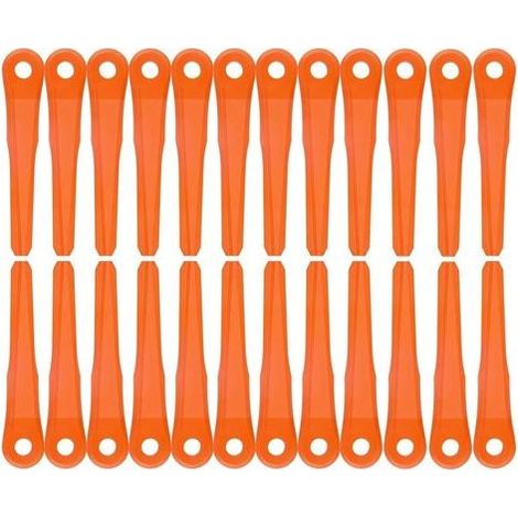 Lot de 40 lames de rechange pour Stihl Polycut 6-2, 6-3, 7-3, 28-2, 48-2 Coupe Bordure, couteaux en plastique 400 2007 1000 (1/5)