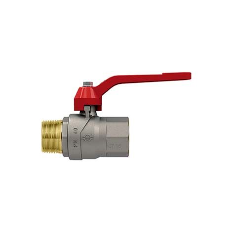 VALVOLA A SFERA M/F CON MANIGLIA  A LEVA EVOLUTION- - MF 3/8 - pressione esercizio 50 bar - 2 pezzi FIV