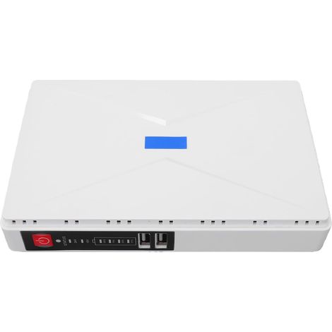 Mini-USV-Notstromakku, 8800 mAh, zuverlässig für Router, Modem, Zuhause, Büro, weißes ABS-Material (EU-Stecker) (1/5)