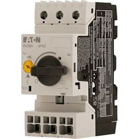 Eaton Motorschutzschalter, 0,75 kW, 1,6 - 2,5 A, Einspeiseseitig Schraubklemmen/Abgangsseitig Push-in-Klemmen, MSC, 199195