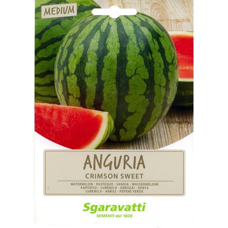 SEMI PER ORTAGGI E VEGETALI anguria crimson sweet Q.TA 20 anguria crimson sweet