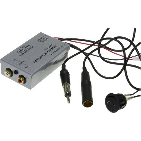 Adaptateur universel Fm stéréo Mp3 Auto Antenne autoradio Aux-- (1/5)