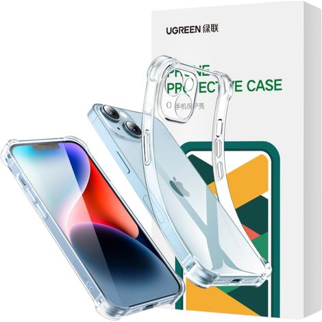 Funda protectora Ugreen Bright Cushion para iPhone 14 Plus transparente (LP602) (1/5)