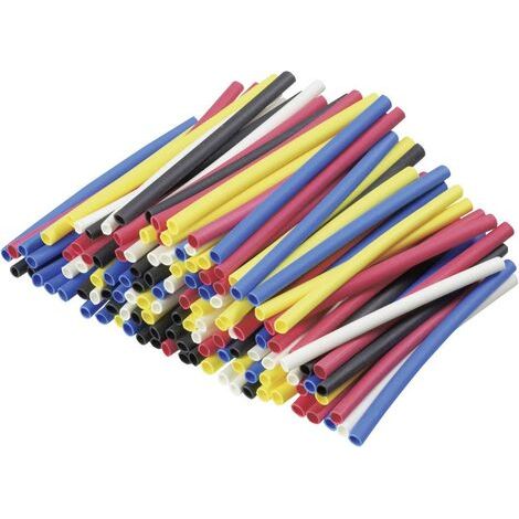 Assortiment de gaines thermorétractables 2:1 DSG Canusa 8011010990 Ø intérieur nominal (avant réduction): 1.20 mm 125 p (1/2)
