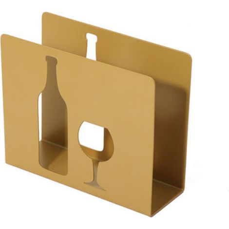 Porte-serviettes de table en métal Design porte-serviettes en papier support distributeur de mouchoirs décoratif pour dîner cuisine Restaurant (1/4)