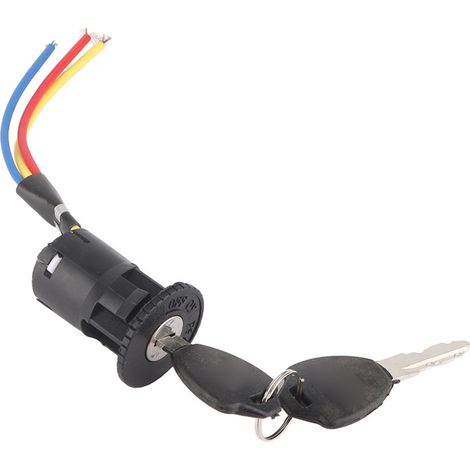 Ensemble de 5 verrous de porte électriques pour vélos et scooters électriques, alimentation et interrupteur à clé
