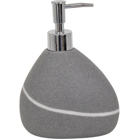 Dispensador de jabón de poliresina ZEN Gris MSV (1/3)