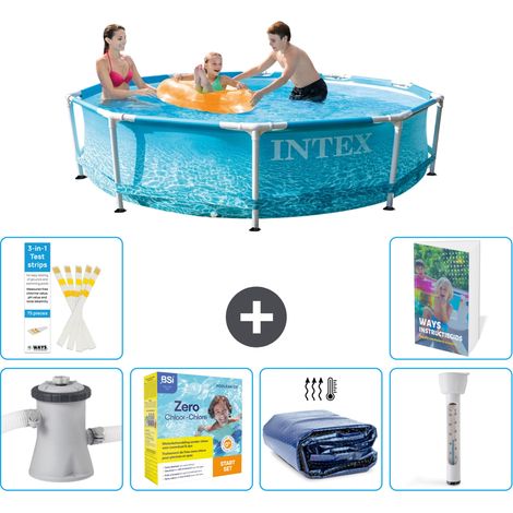 Frame Pool Rund - 305x76 cm - 7-teilig S184